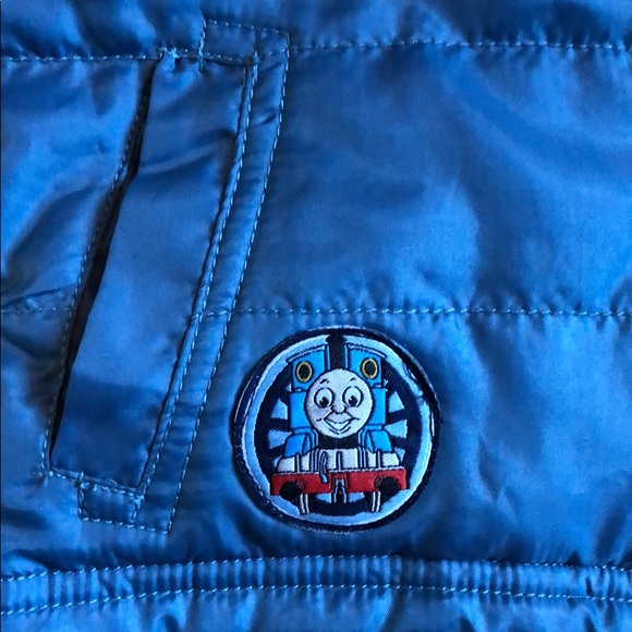 Thomas the Tank Engine Blue Bubble Vest (6-9 Months) & Percy Toy - Picture 4 of 13